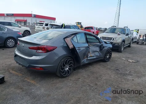 2019 Hyundai Elantra Se from USA, damaged, VIN 5NPD74LFXKH416034
